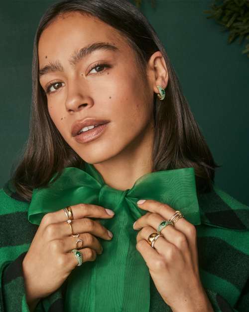 Lab Grown White Diamond Astrid Open Frame Ring