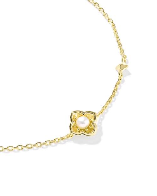 Dira Pearl Delicate Chain Bracelet