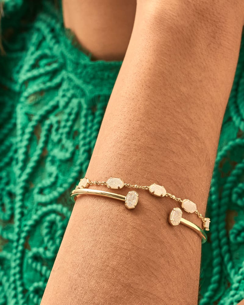 Emilie Bracelet Set Of 2 In Iridescent Drusy