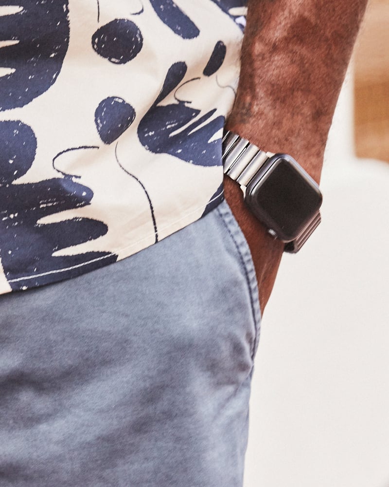 Hudson Watch Band In Gunmetal Stainless Steel