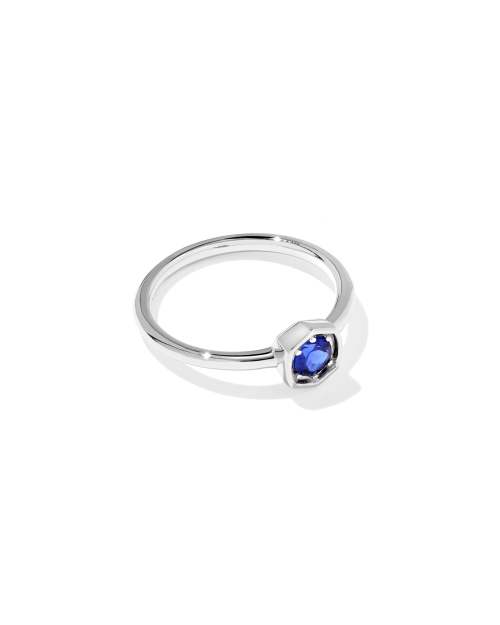 Lab Grown Gemstone Davie Band Ring