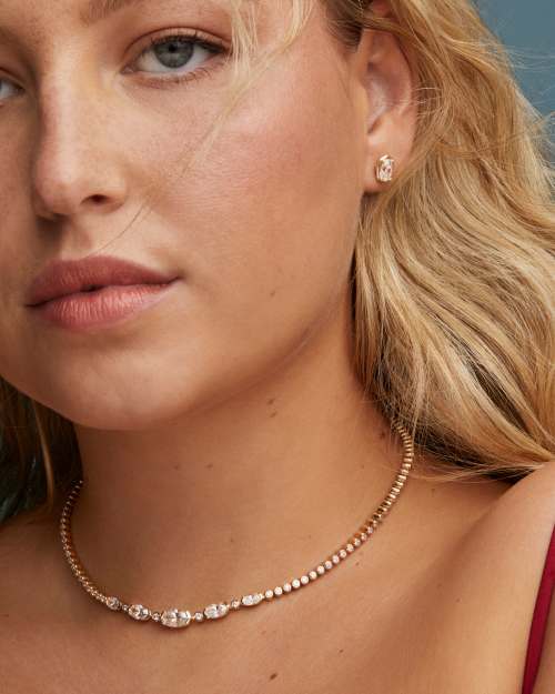 Lab Grown Diamond Custom Elisa Tennis Necklace