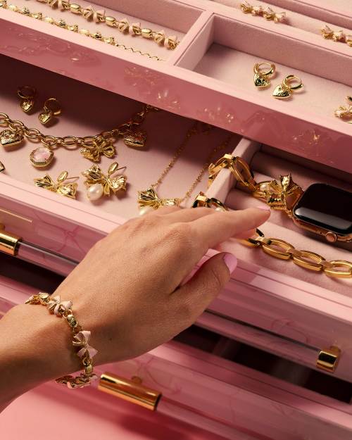 Kendra Scott X LoveShackFancy Bow Delicate Chain Bracelet