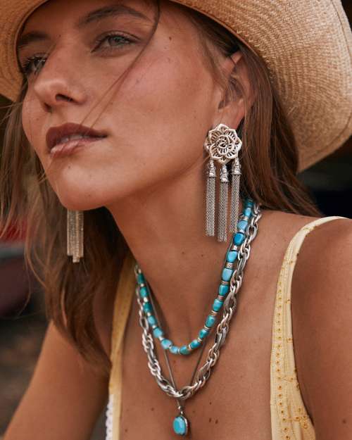 Melinda Beaded Multi Strand Necklace