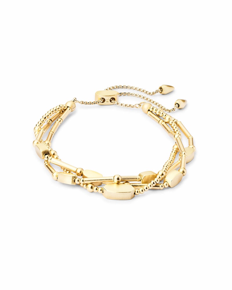 Chantal Beaded Bracelet In Gold
