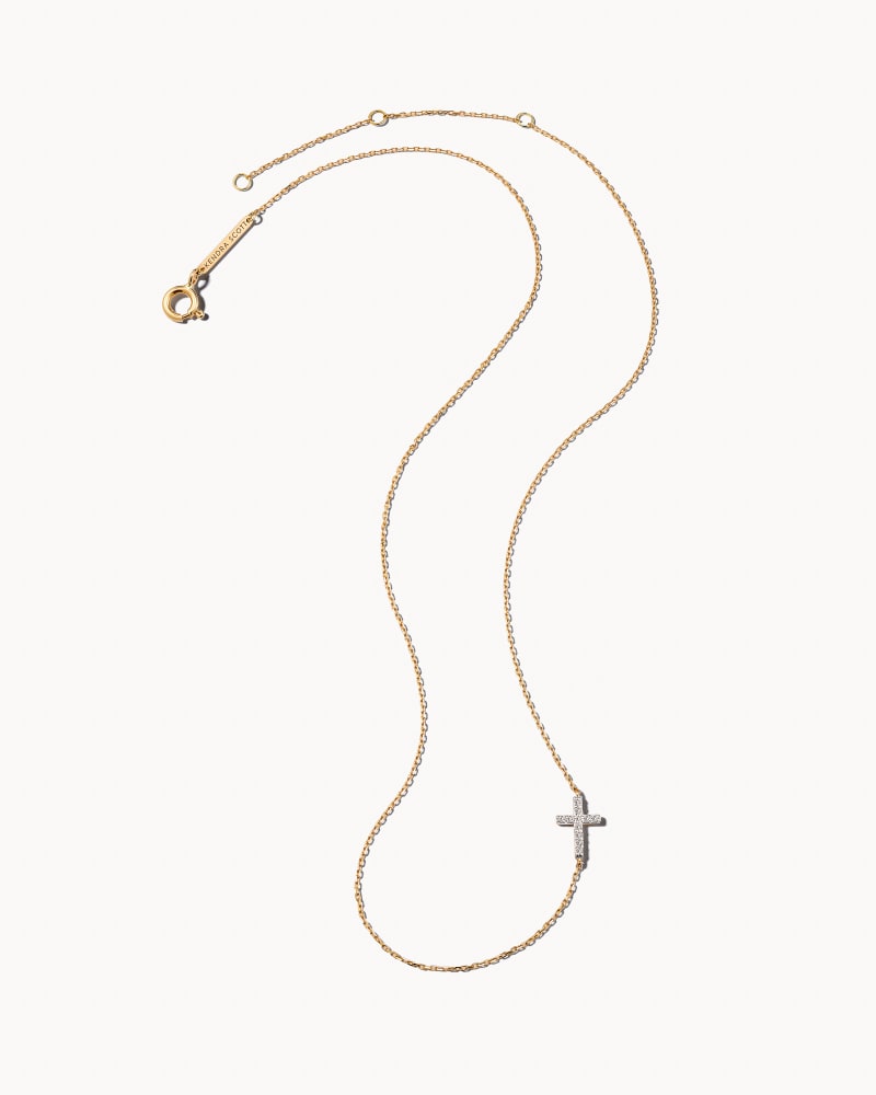 Cross Strand Necklace In 14k Yellow Gold