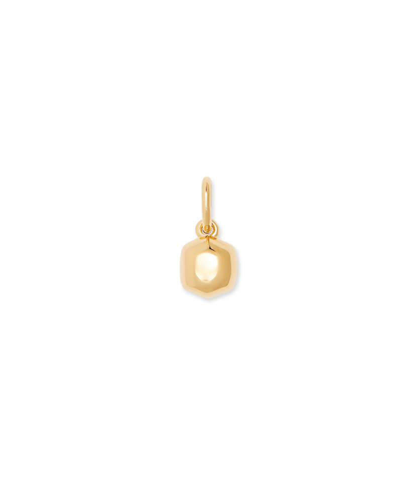 Davie 18k Gold Vermeil Charm In Blue Iolite