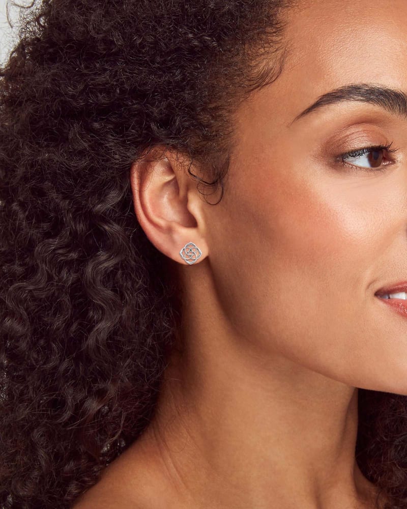 Dira Stud Earrings In Sterling Silver