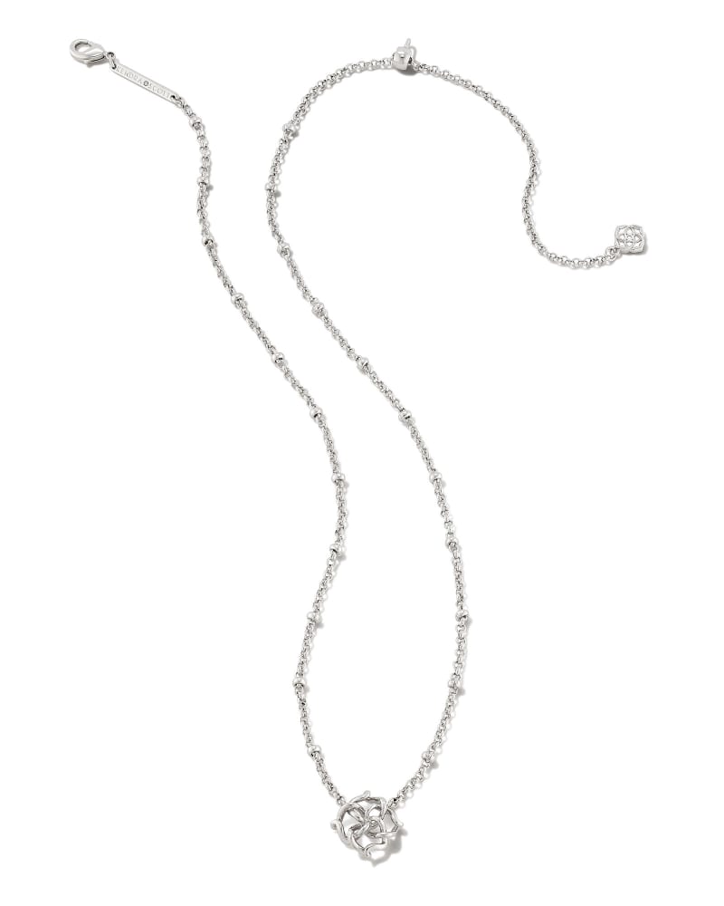 Kelly Short Pendant Necklace In Silver