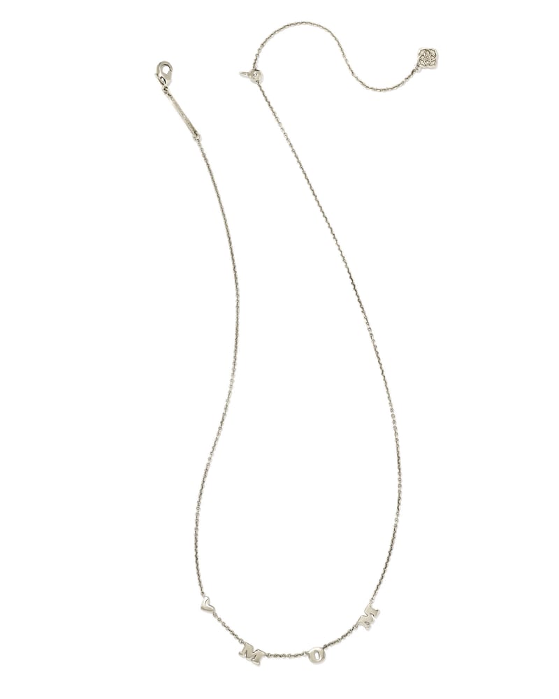 Mom Strand Necklace In Silver