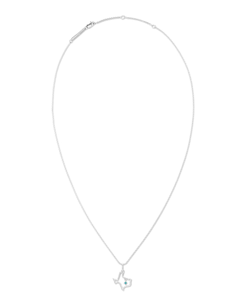 Texas Charm Necklace In Sterling Silver