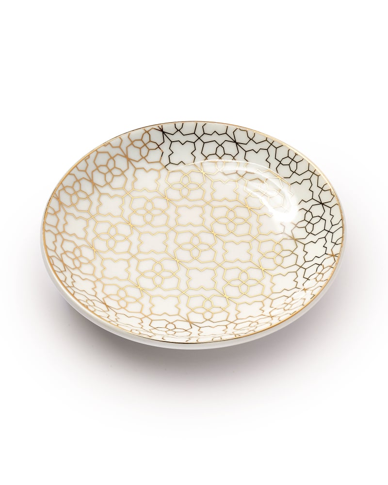  Ceramic Filigree Ring Dish