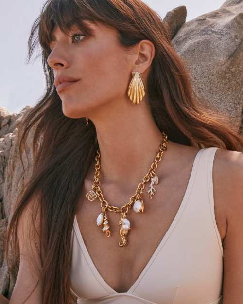  Alexa Statement Charm Necklace