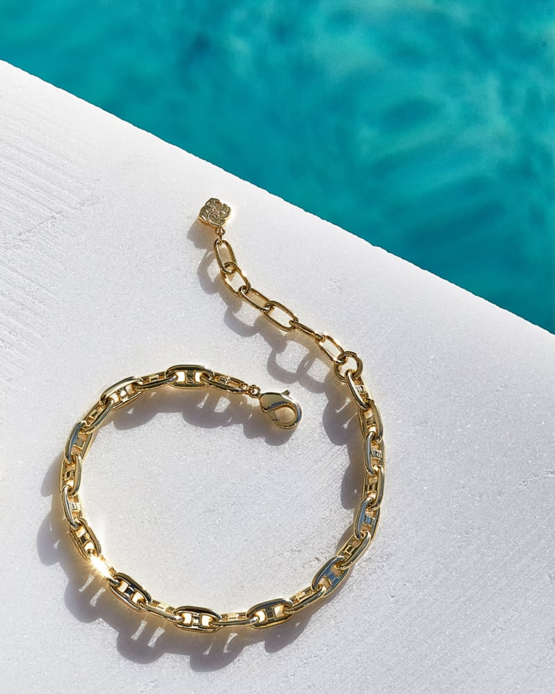  Bailey Chain Bracelet In Gold