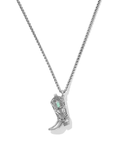  Beau Boot Small Long Pendant Necklace