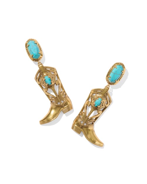  Beau Boot Statement Earrings