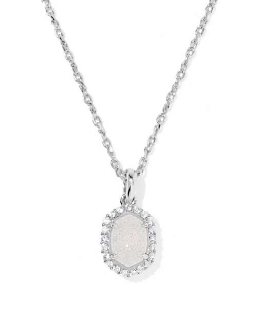  Daphne Crystal Frame Short Pendant Necklace