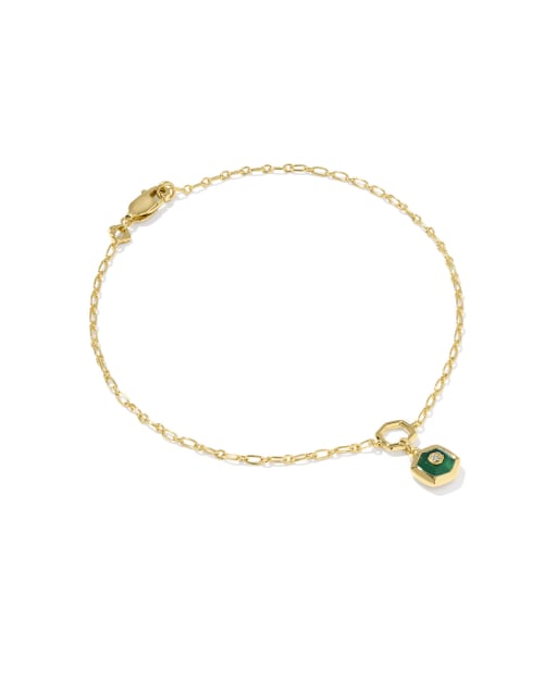  Davie Stone Link And Chain Bracelet
