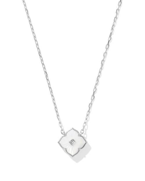  Dira Carved Stone Pendant Necklace