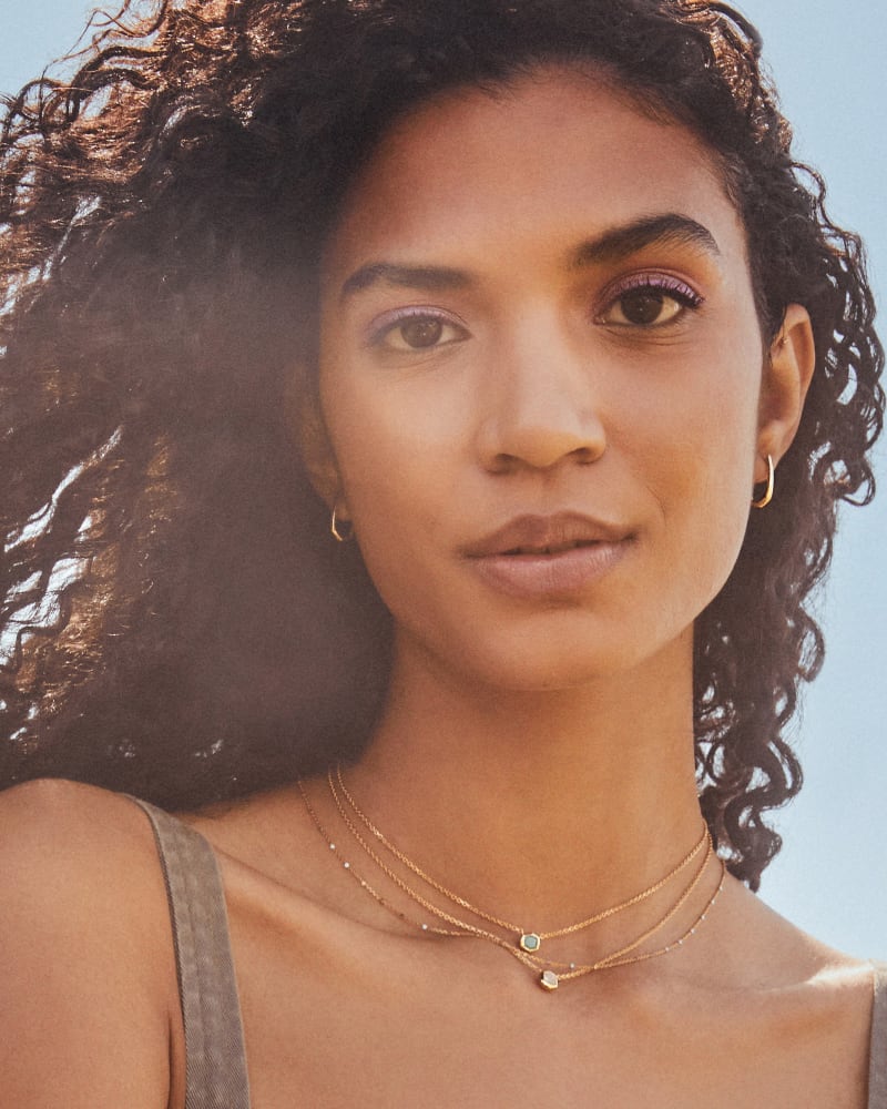  Ellen Huggie Earrings In 18k Gold Vermeil