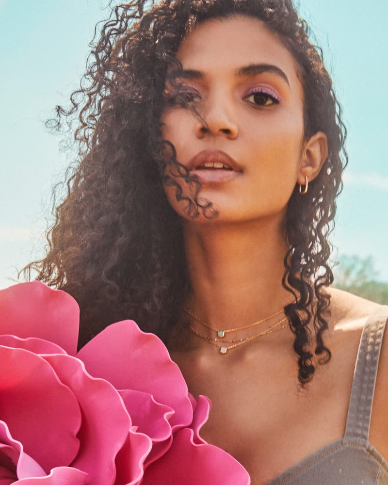  Ellen Huggie Earrings In 18k Gold Vermeil