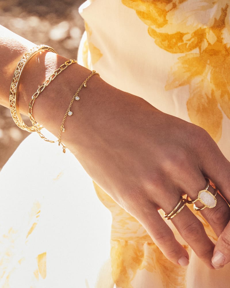  Kelly Bangle Bracelet In Gold