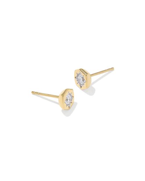  0.32 Ct Lab Grown Diamond Davie Star Stud Earrings