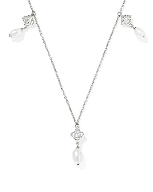  Lab Grown Diamond Dira Pearl Strand Necklace