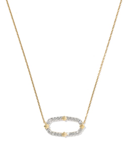  Lab Grown White Diamond Astrid Short Pendant