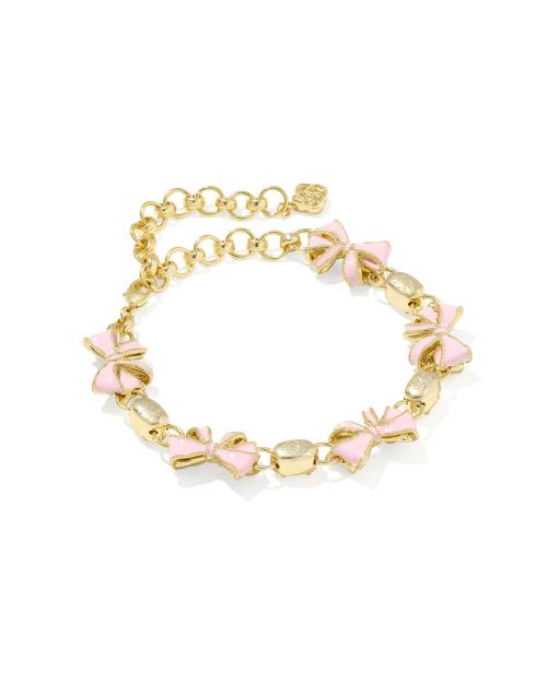  Kendra Scott X LoveShackFancy Bow Delicate Chain Bracelet