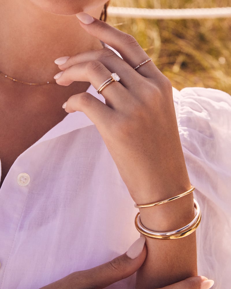  Meg Cuff Bracelet In Sterling Silver