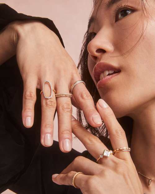  0.85 Ct Lab Grown Diamond Michelle Band Ring