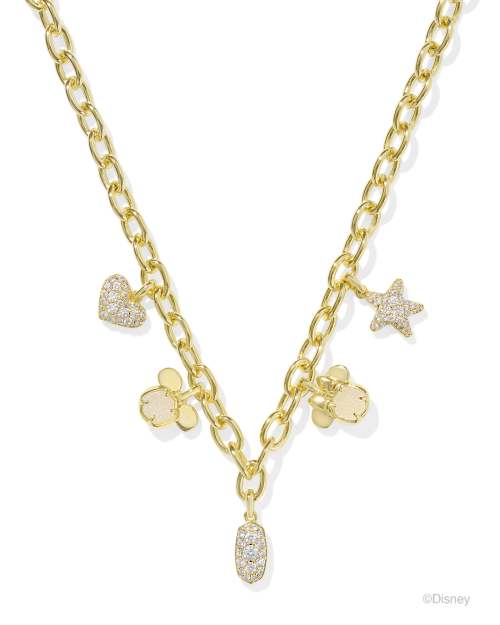  Disney | Kendra Scott Mickey Mouse And Minnie Mouse Charm Necklace