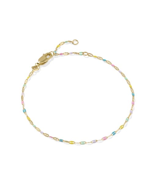  Multicolor Mirror Chain Bracelet