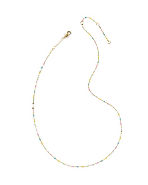  Multicolor Mirror Chain Necklace