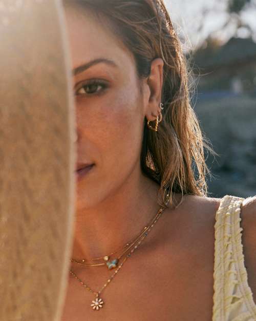  Multicolor Mirror Chain Necklace