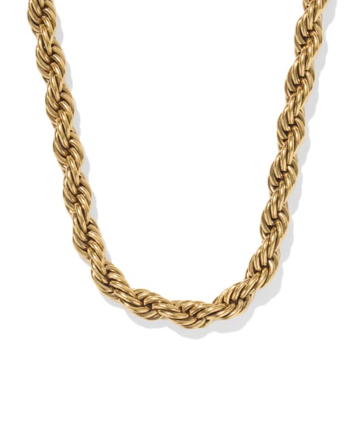  Noble Rope Link And Chain Necklace