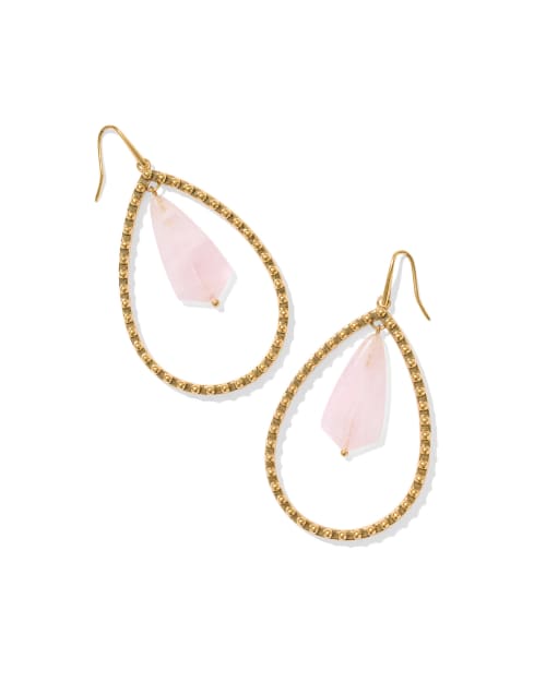  Rumer Stone Open Frame Earrings