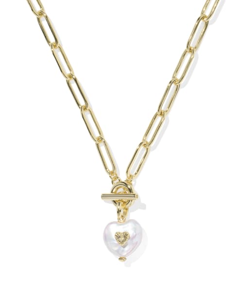  Sasha Heart Link And Chain Necklace