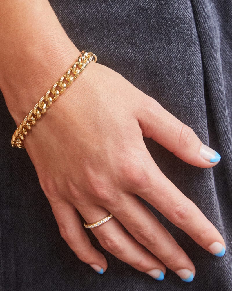  Vincent Chain Bracelet In Gold