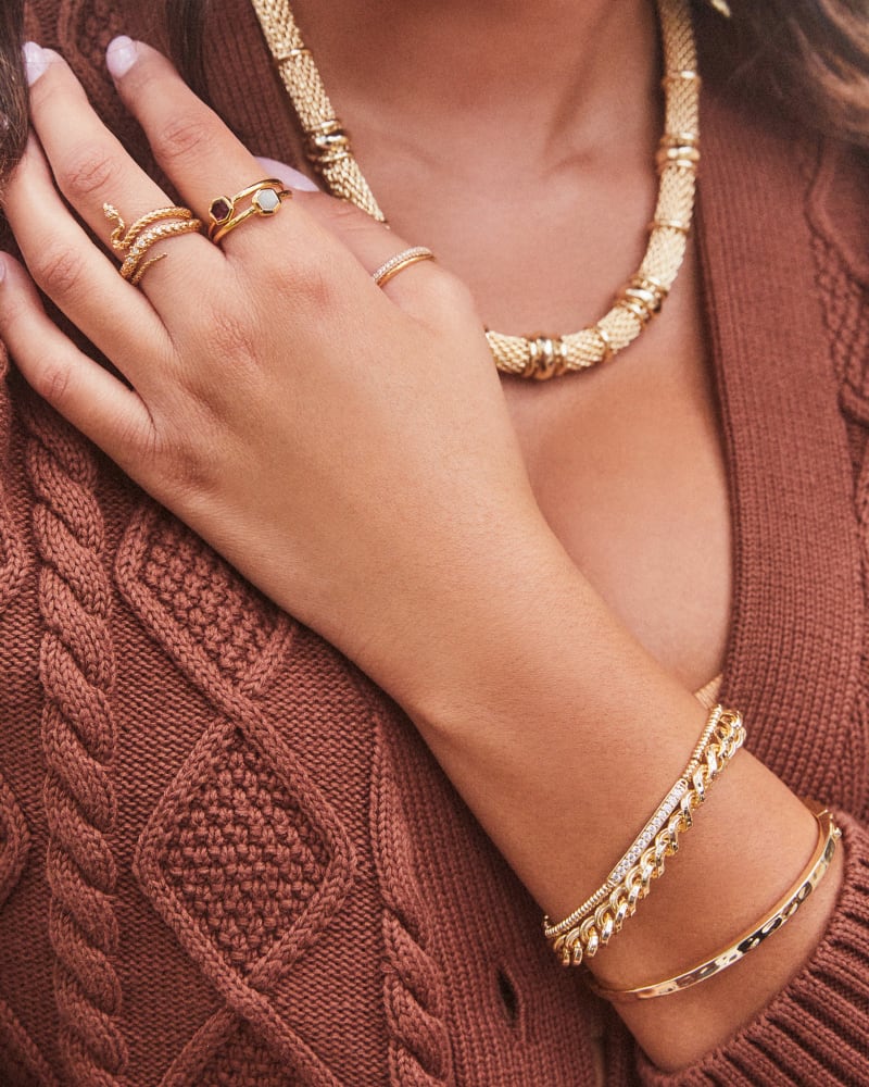  Zorte Bangle Bracelet In Gold