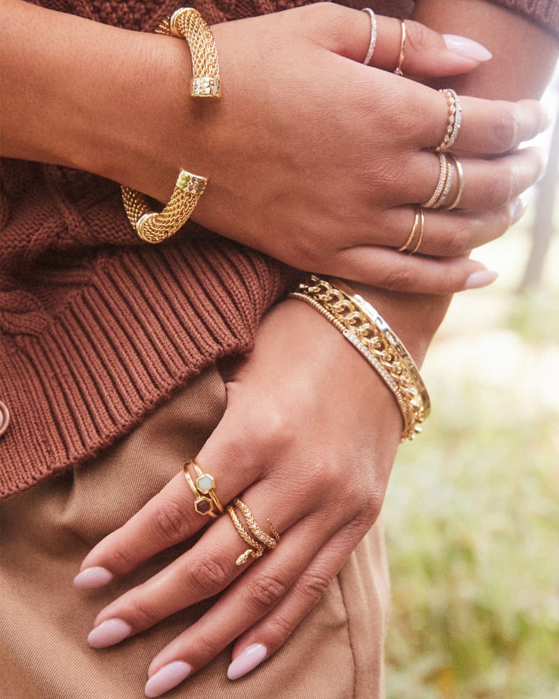  Zorte Bangle Bracelet In Gold