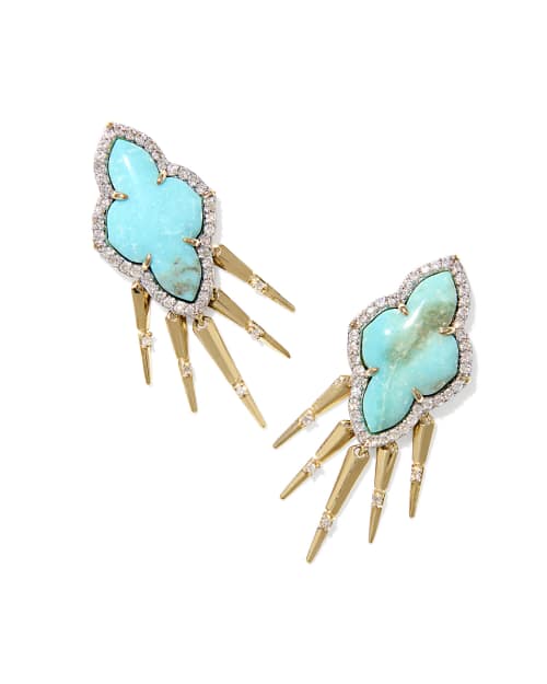  Abbie Fringe Drop Earrings