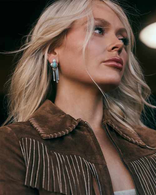  Abbie Fringe Convertible Drop Earrings