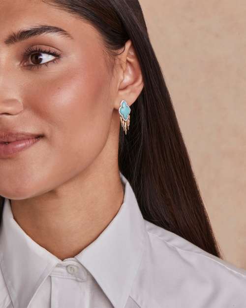  Abbie Fringe Drop Earrings