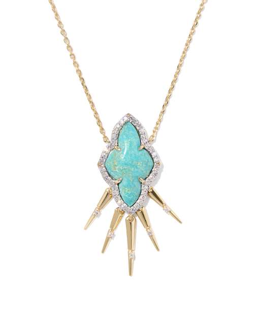 Abbie Fringe Short Pendant Necklace
