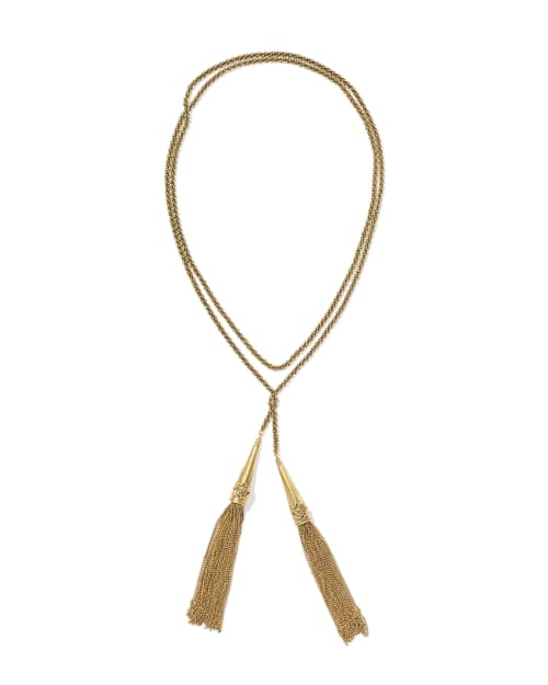 Ansel Rose Lariat Necklace
