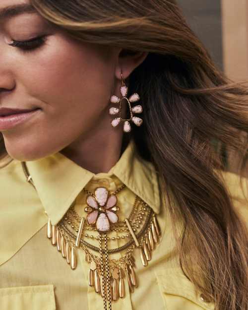  Jamie Statement Open Frame Earrings