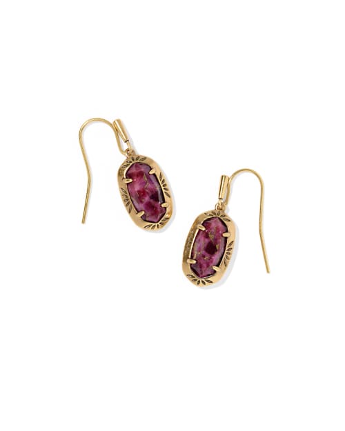  Lee Etch Frame Drop Earrings