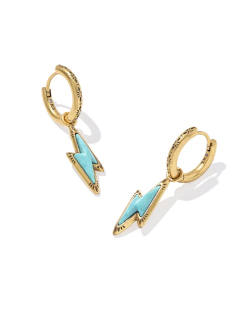  Lightning Bolt Huggie Earrings